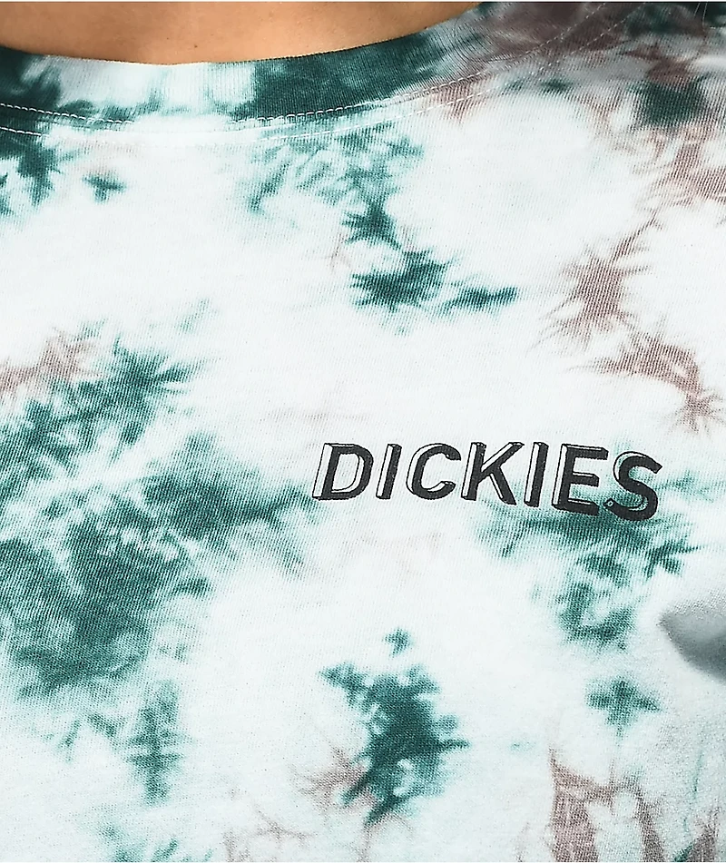 Dickies Forest Green & White Tie Dye T-Shirt