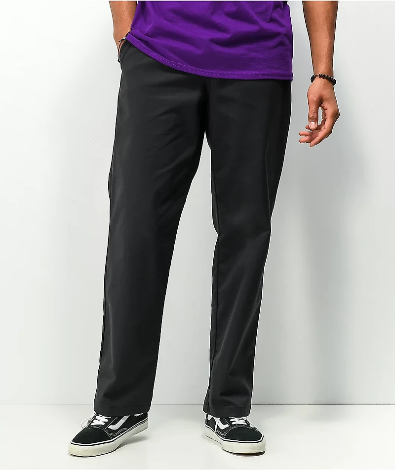 Dickies Foy Loose Black Twill Skate Pants