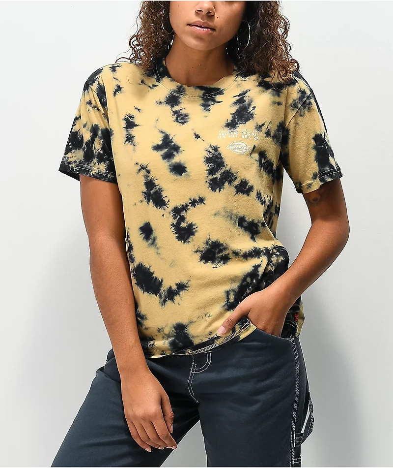 Dickies Ginger & Black Tie Dye T-Shirt