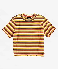 Dickies Ginger Stripe Crop T-Shirt