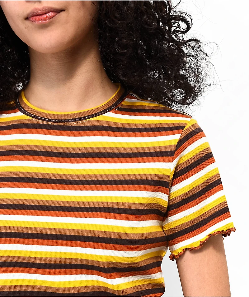 Dickies Ginger Stripe Crop T-Shirt