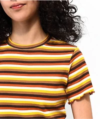 Dickies Ginger Stripe Crop T-Shirt