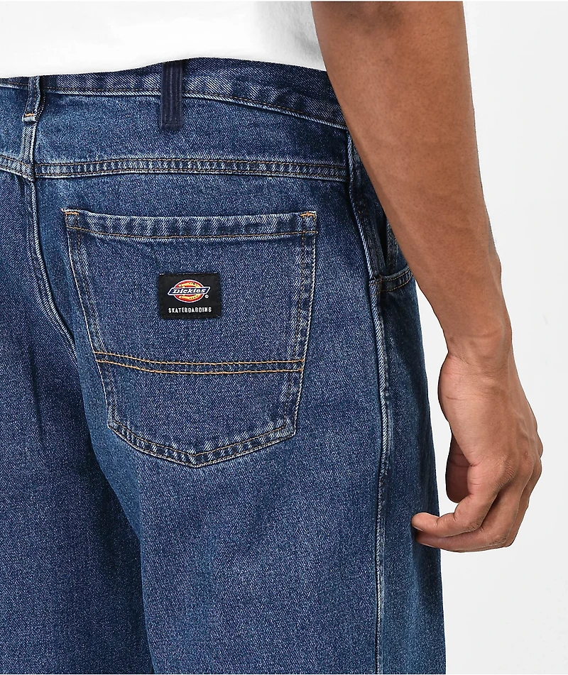 Dickies Hayes Loose Fit Blue Denim Jeans
