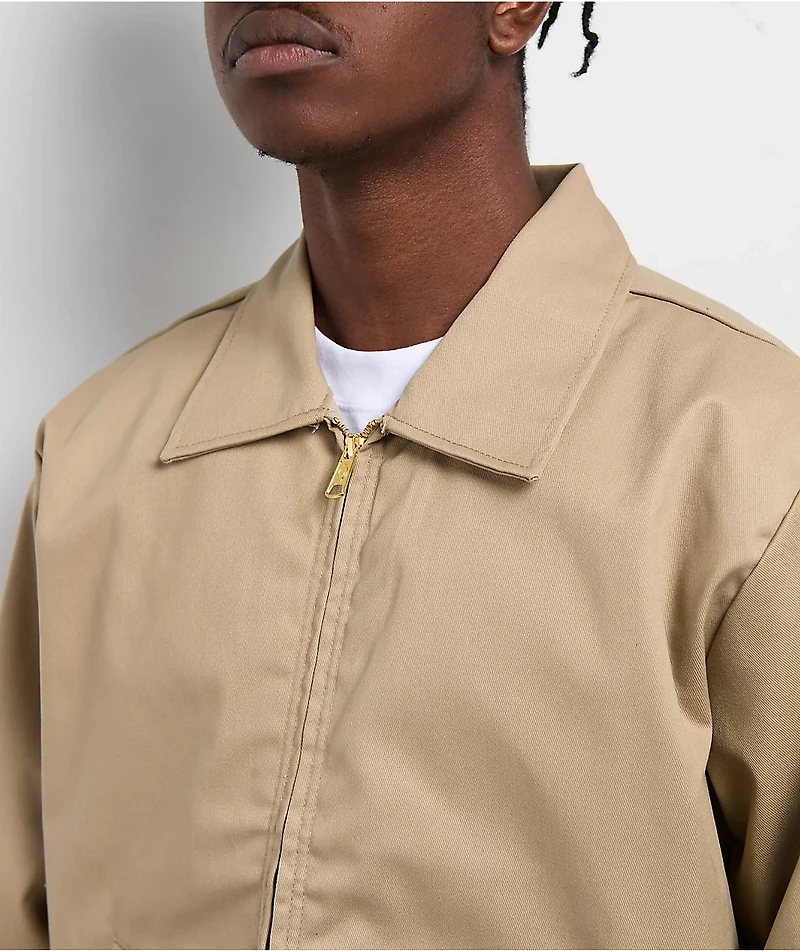 Dickies Insulated Eisenhower Khaki Work Jacket