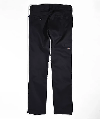 Dickies Kids Double Knee Black Skinny Pants