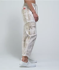 Dickies Lambchop Khaki Tie Dye Crop Cargo Pants