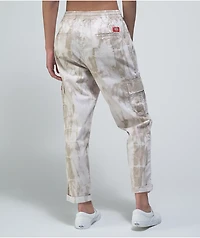Dickies Lambchop Khaki Tie Dye Crop Cargo Pants