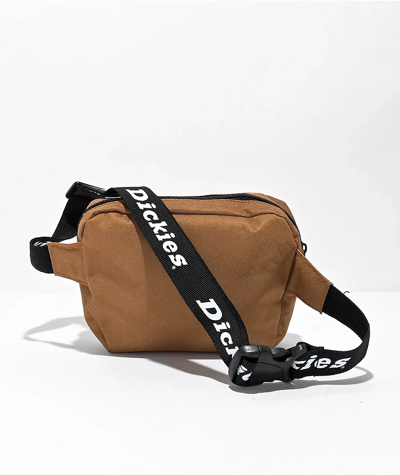 Dickies Logo Brown Fanny Pack