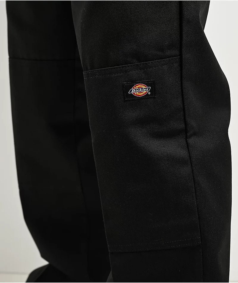 Dickies Loose Fit Black Double Knee Work Pants