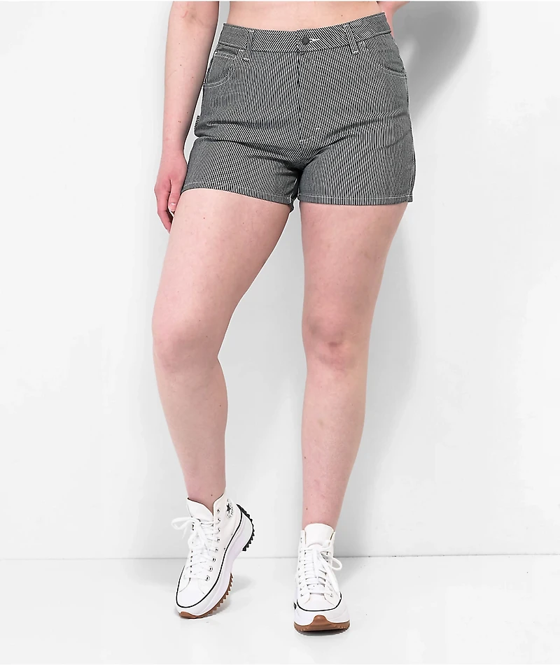 Dickies Navy & White Stripe Carpenter Shorts