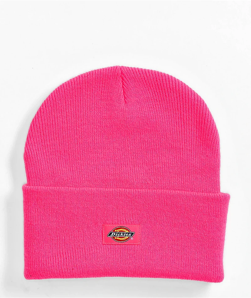 Dickies Neon Pink Beanie