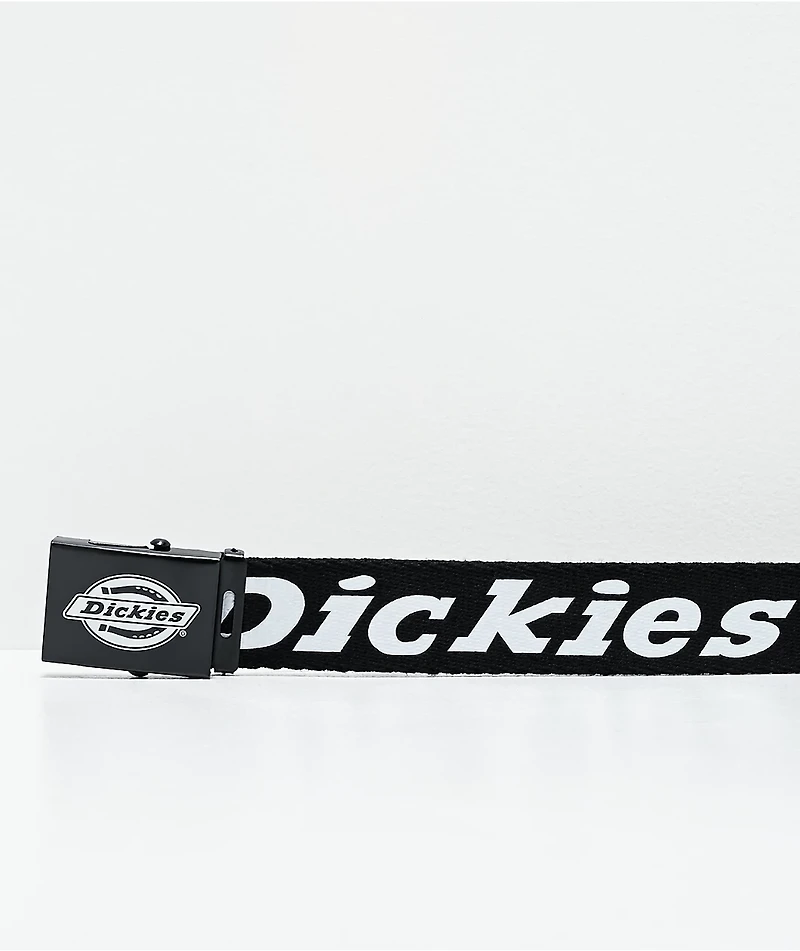 Dickies Script Black & White Web Belt