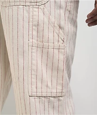 Dickies Service Cream & Red Carpenter Pants
