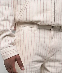 Dickies Service Cream & Red Carpenter Pants