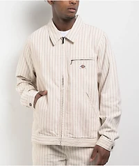 Dickies Service Cream & Red Work Jacket