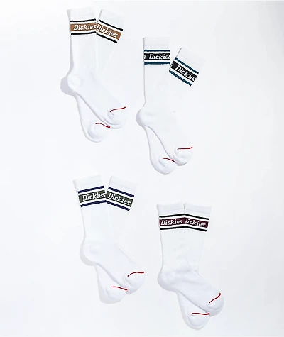 Dickies Skate 4 Pack Crew Socks