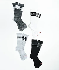 Dickies Skate Basics 4 Pack Crew Socks