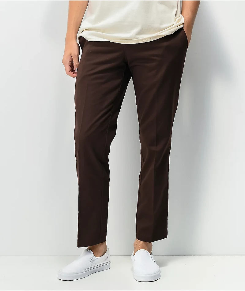 Dickies Skate Slim Chocolate Chino Pants