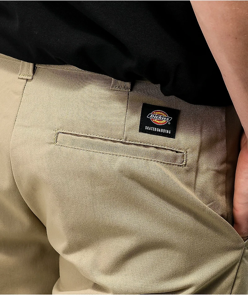 Dickies Skate Slim Straight Khaki Chino Pants