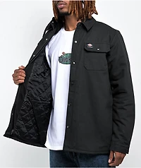 Dickies Skateboarding Duck Black Hooded Shacket
