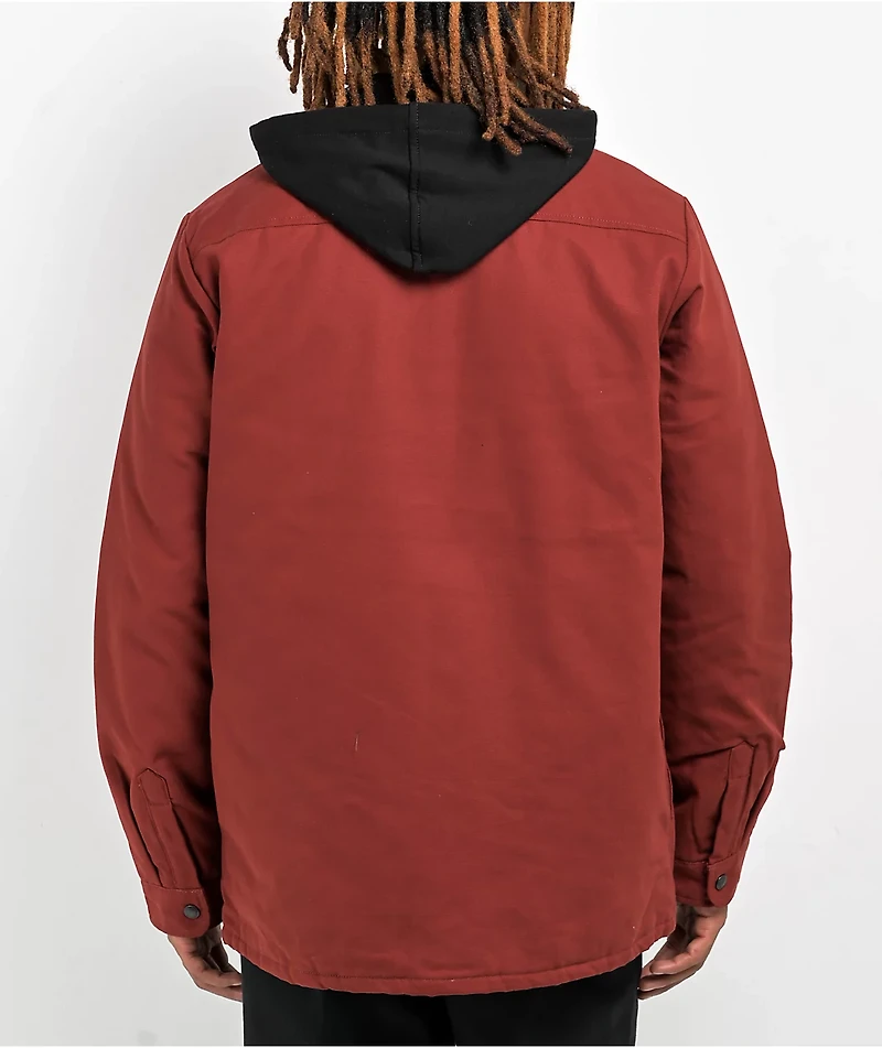 Dickies Skateboarding Duck Fired Brick Hooded Shacket