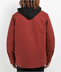 Dickies Skateboarding Duck Fired Brick Hooded Shacket