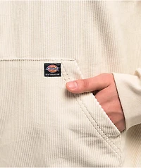 Dickies Skateboarding Tom Knox Corduroy Cream Hoodie