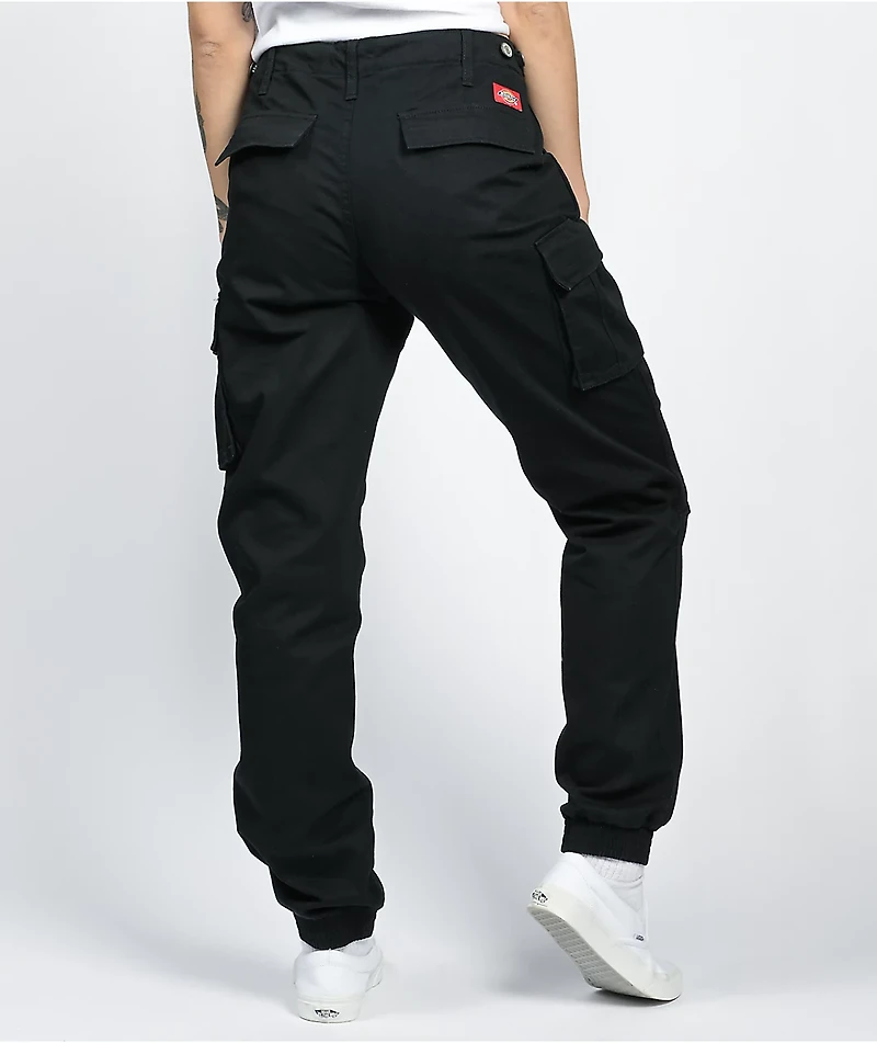 Dickies Slash Pocket Black Cargo Jogger Pants