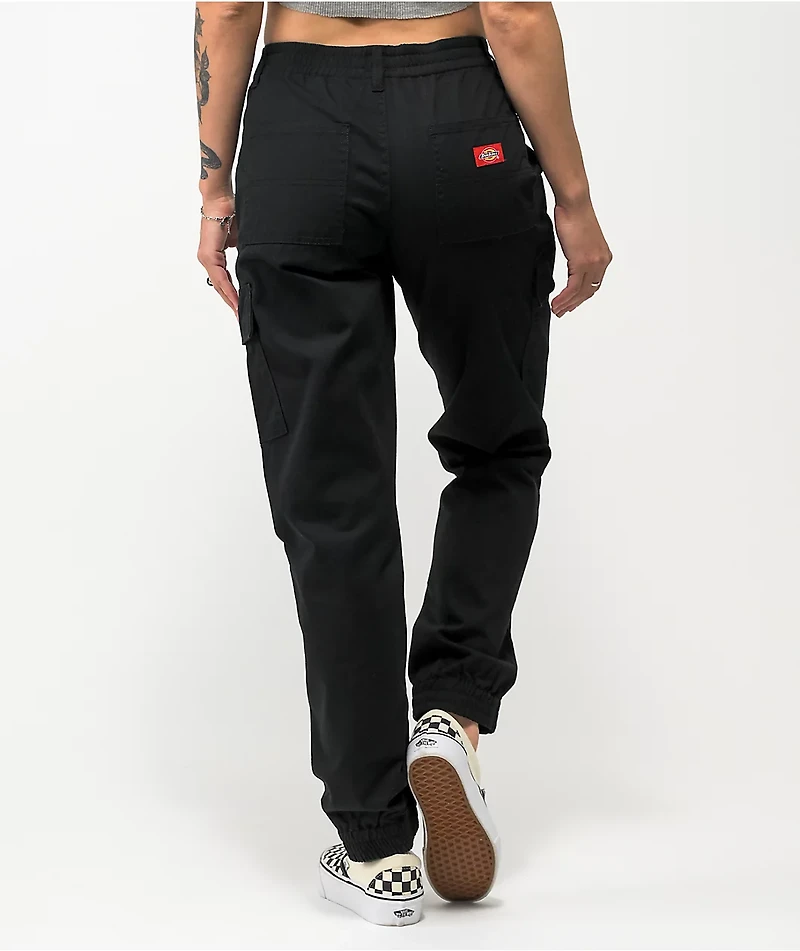 Dickies Slash Pocket Black Cargo Jogger Pants