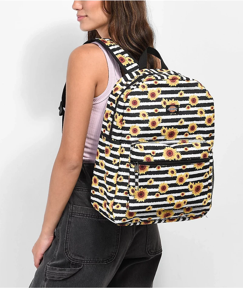 Dickies Sunshine Student Black & White Backpack