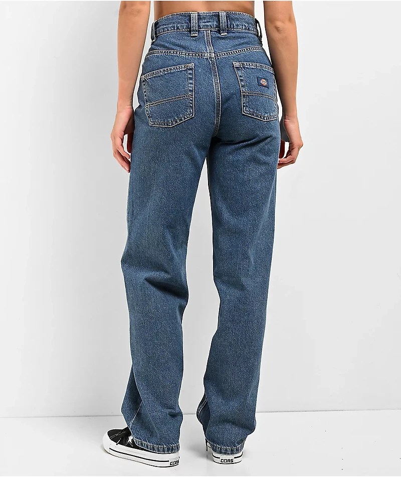 Dickies Thomasville Relaxed Fit Chambray Light Blue Denim Jeans