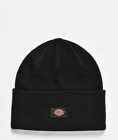 Dickies Tonal Cuffed Black Beanie