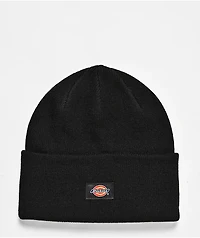 Dickies Tonal Cuffed Black Beanie