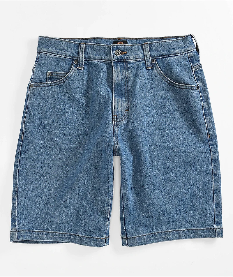 Dickies Wingville Blue Denim Shorts