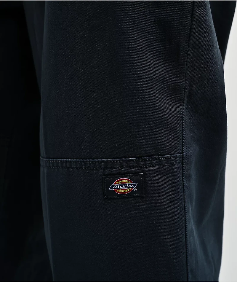 Dickies Worn-In Double Knee Navy Wash Work Pants