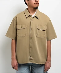 Dickies Worn-In Khaki Work Shirt