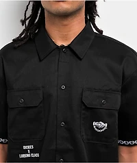 Dickies x Lurking Class by Sketchy Tank Eisenhower Black Short Sleeve Button Up Shirt