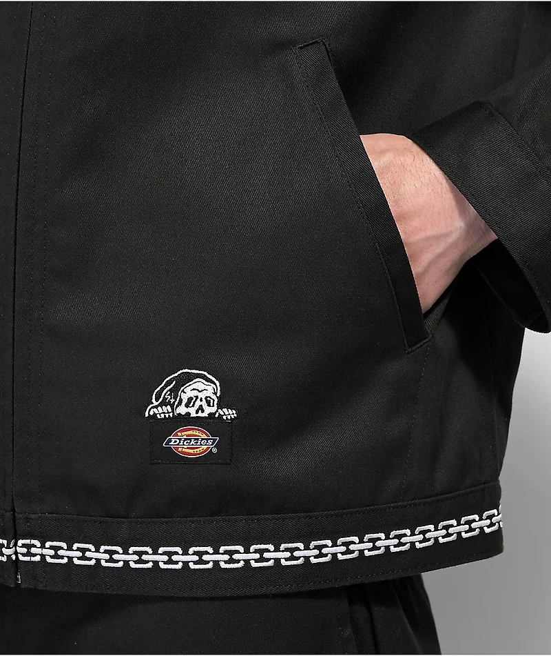 Dickies x Lurking Class by Sketchy Tank Eisenhower Black Work Jacket