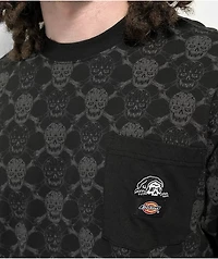 Dickies x Lurking Class by Sketchy Tank Skull & Bones Black T-Shirt