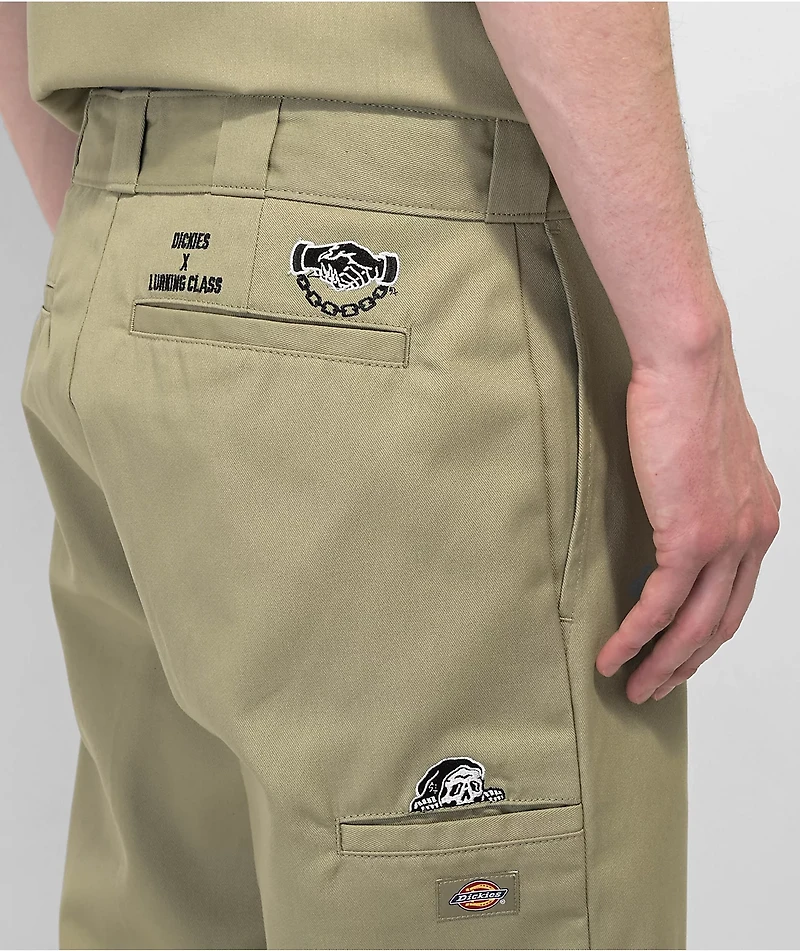 Dickies x Lurking Class by Sketchy Tank Taupe Double Knee Skate Pants