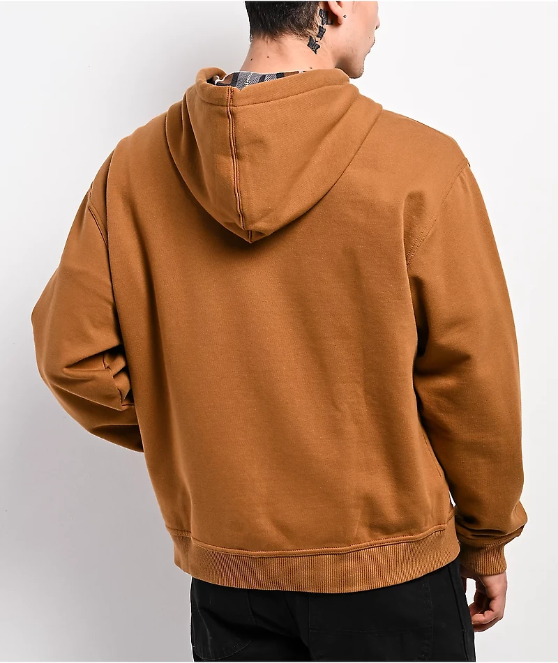 Dickies x Thrasher Brown Zip Hoodie