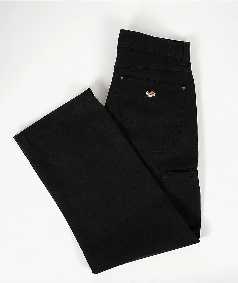 Dickies x Thrasher Double Knee Black Work Pants