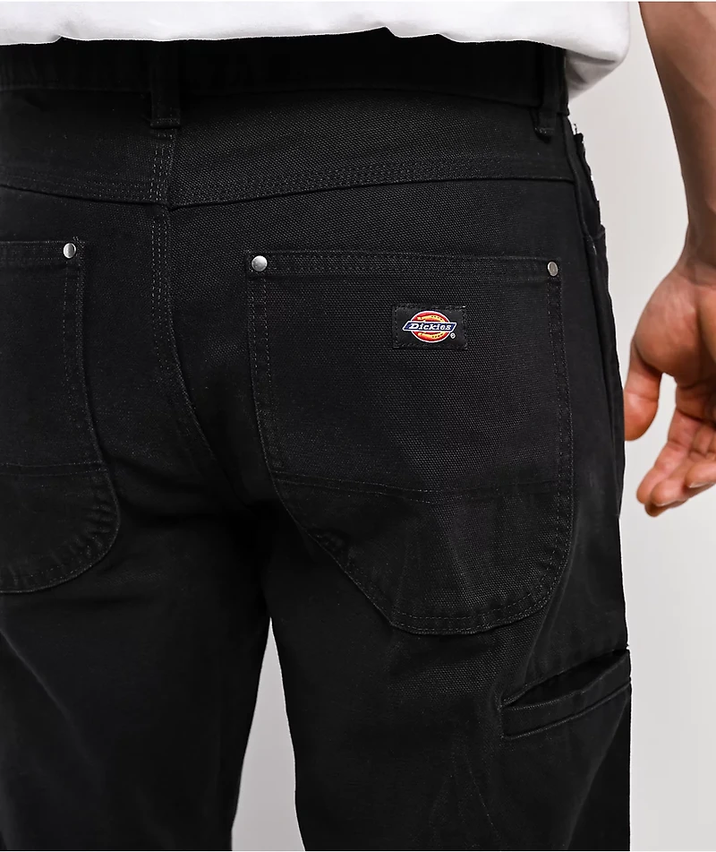 Dickies x Thrasher Double Knee Black Work Pants