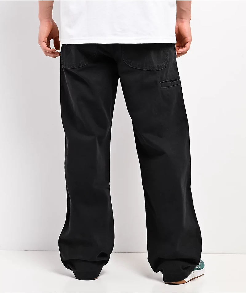 Dickies x Thrasher Double Knee Black Work Pants
