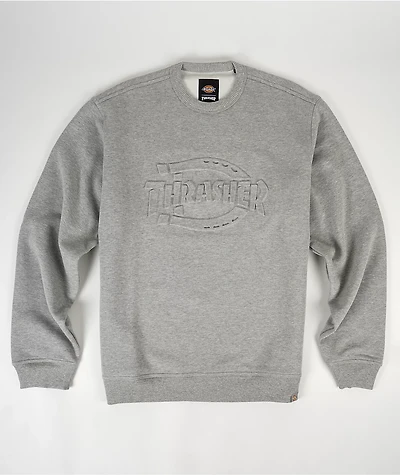 Dickies x Thrasher Grey Crewneck Sweatshirt
