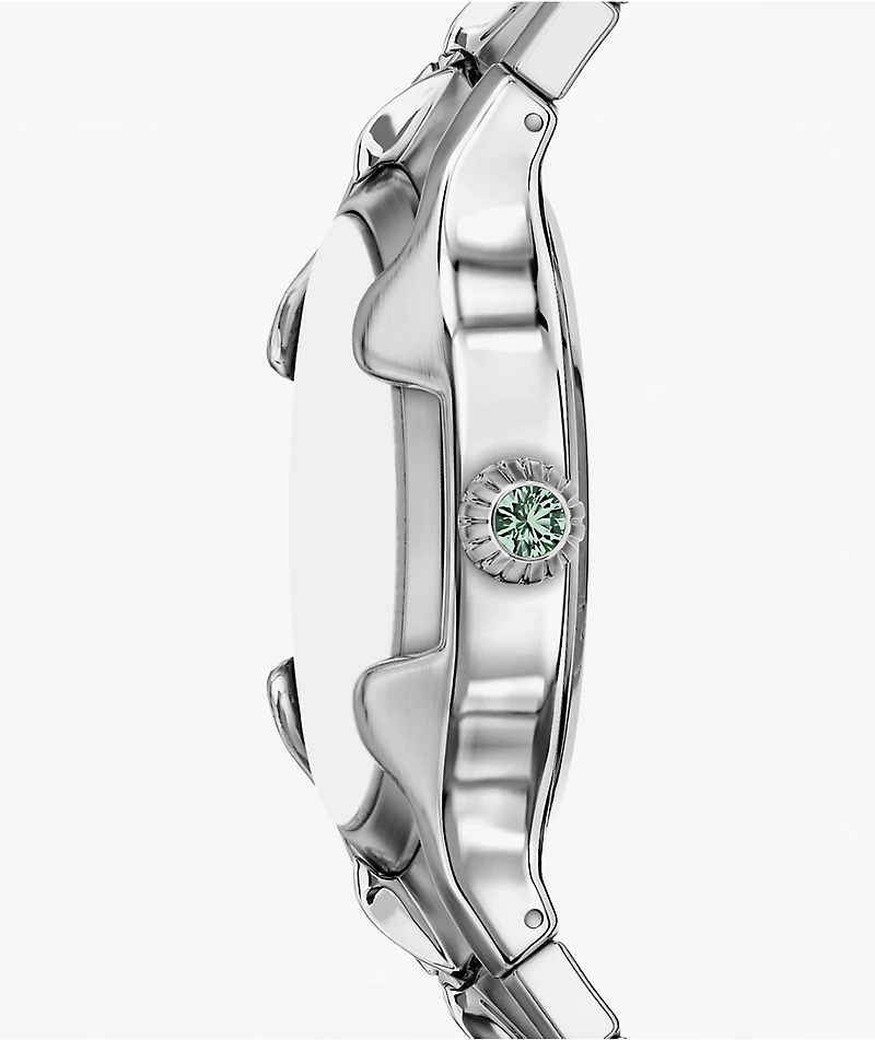 Diesel Vert Silver & Green Analog Watch