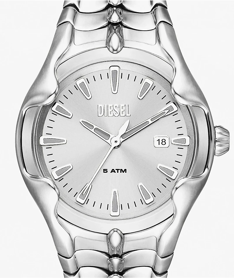 Diesel Vert Silver Analog Watch
