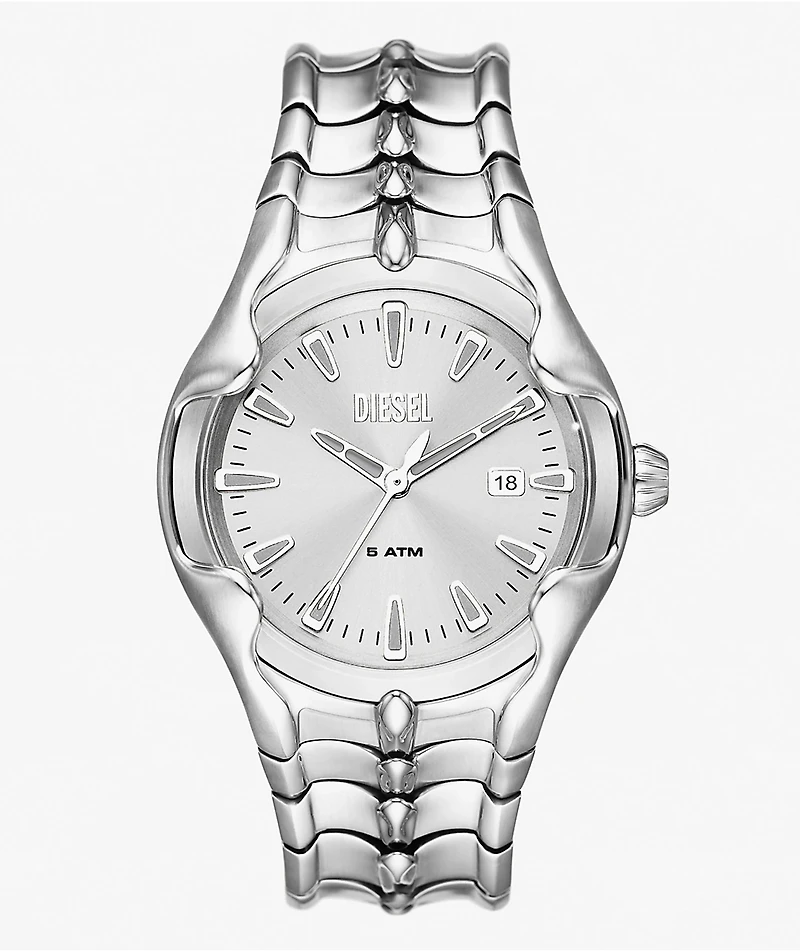 Diesel Vert Silver Analog Watch