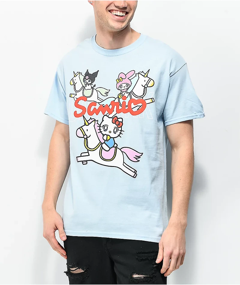 Dim Mak x Hello Kitty Unicorn Friends Blue T-Shirt