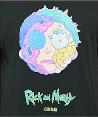 Dim Mak x Rick and Morty Moon Black T-Shirt